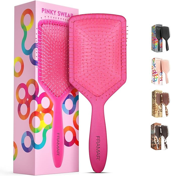 FRAMAR Paddle Hair Brush For Women – Wet Paddle Brush For Thick Hair, Wet Hair Brushes For Wome... | Amazon (US)