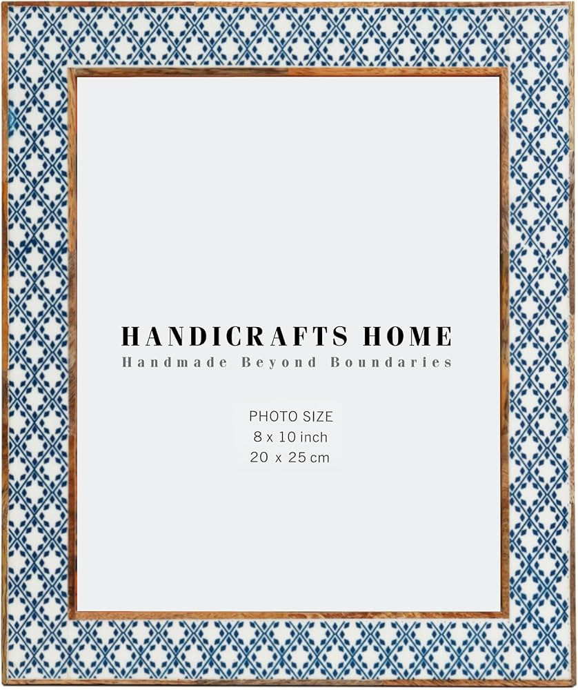Handicrafts Home 8x10 Picture Frames - Vintage Style Wall Hanging & Desk Décor, Farmhouse Photo ... | Amazon (US)