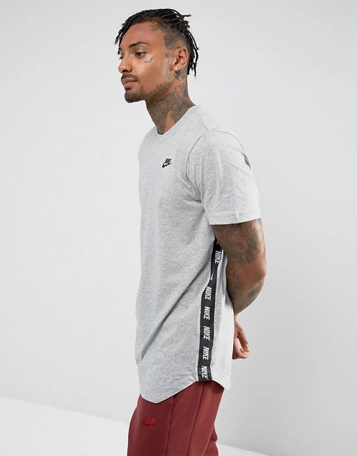 Nike – Graues T-Shirt mit Print, 877086-063 | Asos DE