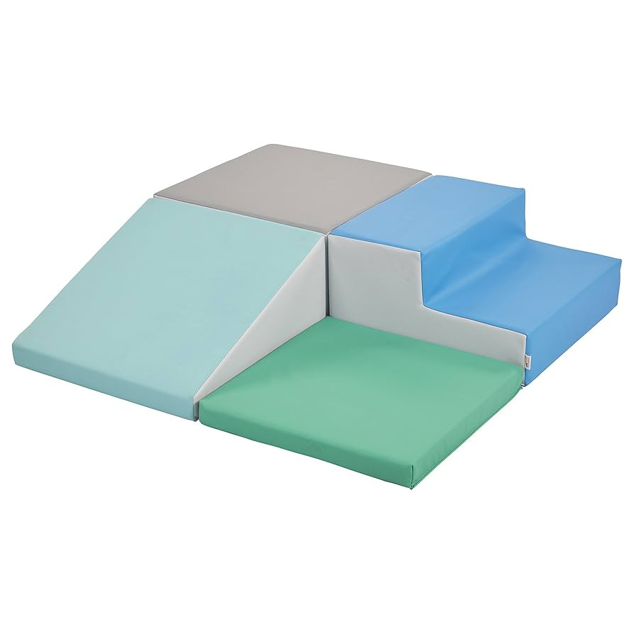 ECR4Kids SoftZone Junior Little Me Corner Climber, Beginner Playset, Contemporary, 4-Piece | Amazon (US)