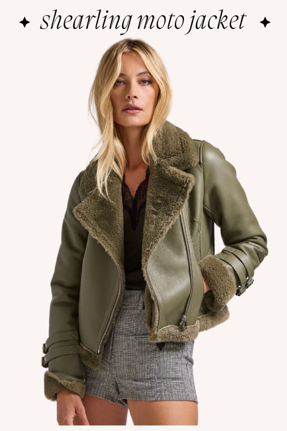 Shearling moto jacket, fall winter outfits, statement jacket, closet staple 

#LTKSeasonal