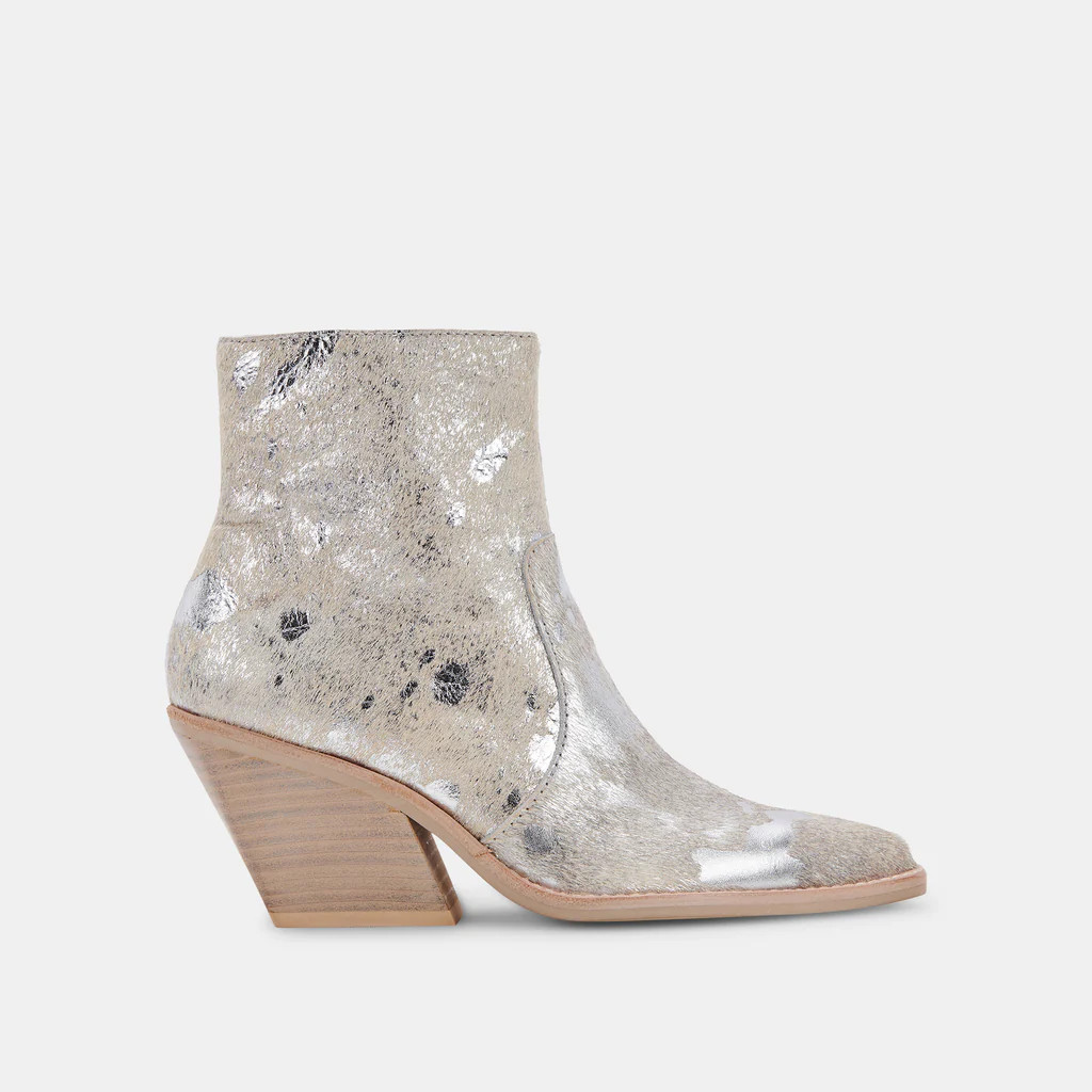 VOLLI BOOTS SILVER MULTI CALF HAIR | DolceVita.com