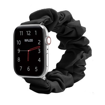 Waloo Scrunchie Band For Apple Watch - 42/44/45/49mm - Black | Target