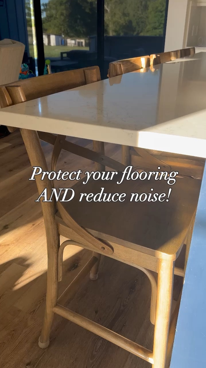 These silicone chair leg covers are a must-have! They not only protect your floors, but they drastically reduce noise when pushing and pulling out your chairs and stools! 🙌🏻🙌🏻

#LTKfamily #LTKhome