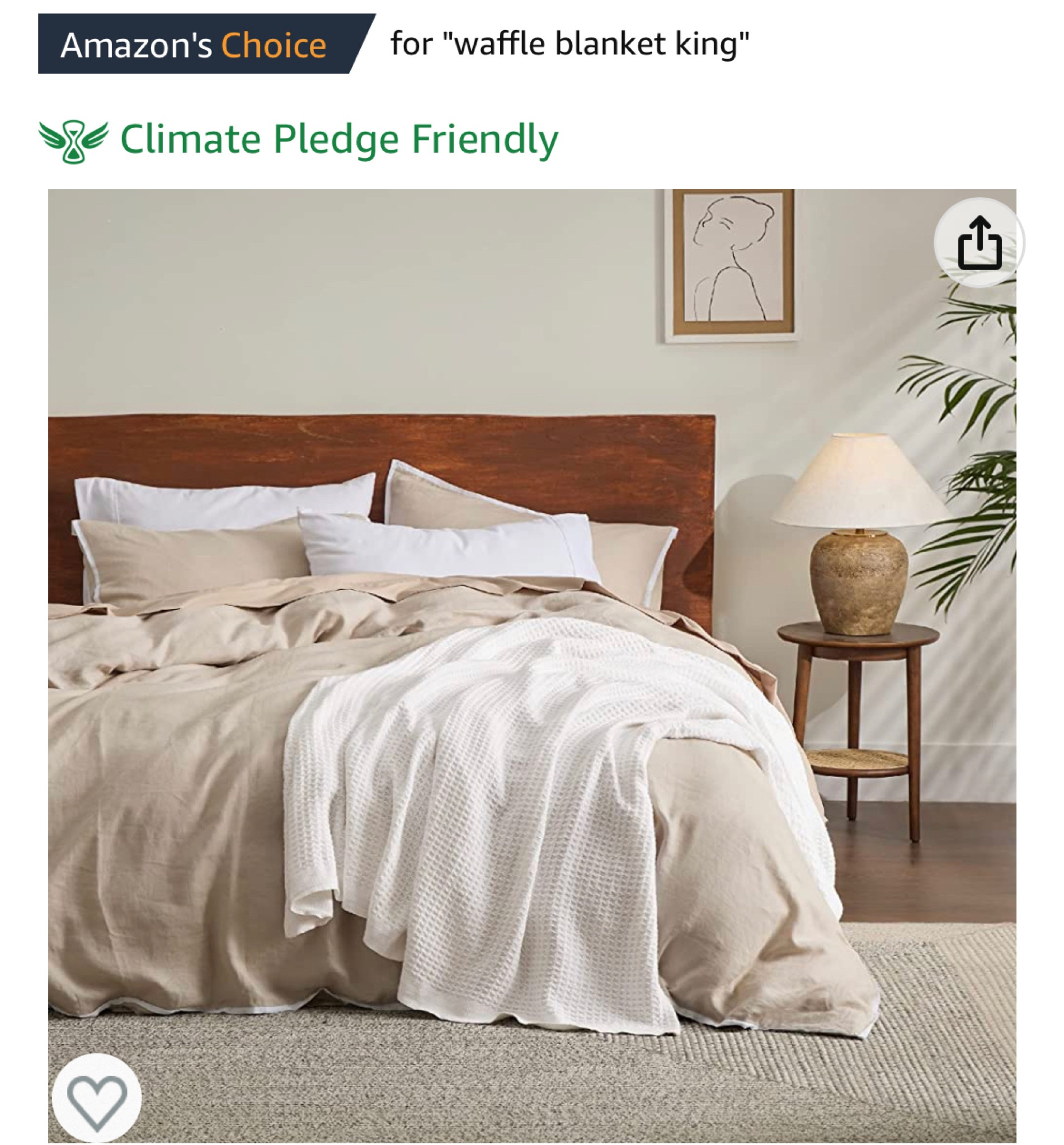 Amazon Home Find - White Waffle Throw Blanket 🧇🤍

#LTKFind #LTKGiftGuide #LTKhome