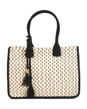 Orla Paper Straw Tote | TJ Maxx