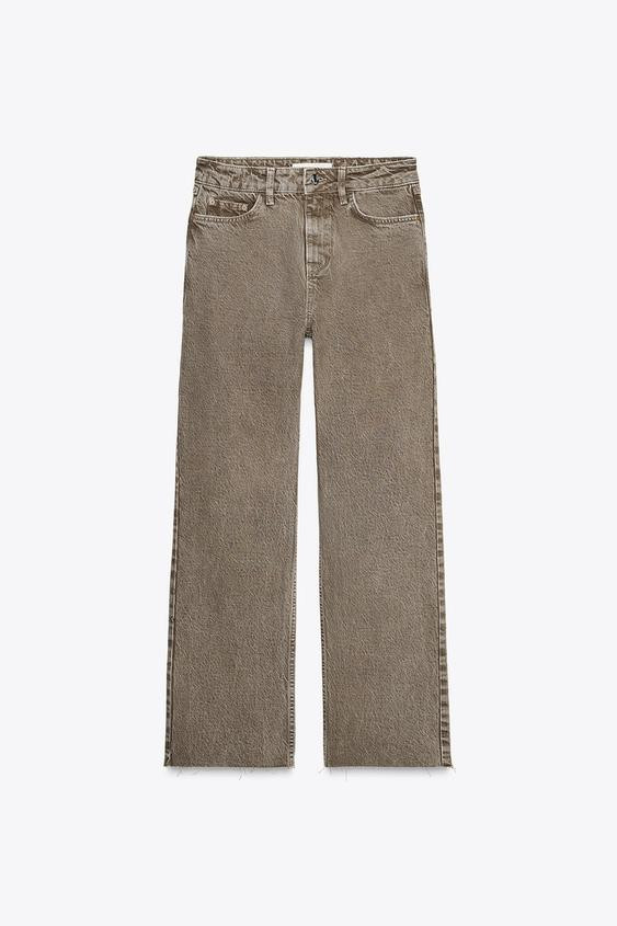 Z1975 STRAIGHT HIGH-WAIST ANKLE-LENGTH JEANS | Zara US