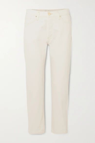 + NET SUSTAIN The Low Slung cropped mid-rise straight-leg jeans | NET-A-PORTER (US)