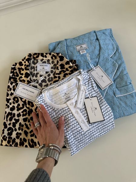 Pyjama party style for the whole family. 

These pj sets are the softest and the men’s and kid’s pjs shown here are on sale! The leopard set is 100% silk and the most luxurious looking and feeling pyjama in my closet. Perfect for the holiday to look elegant for coffee at home or to give the most amazing holiday gift for the family.



#LTKGiftGuide #LTKfamily #LTKHoliday