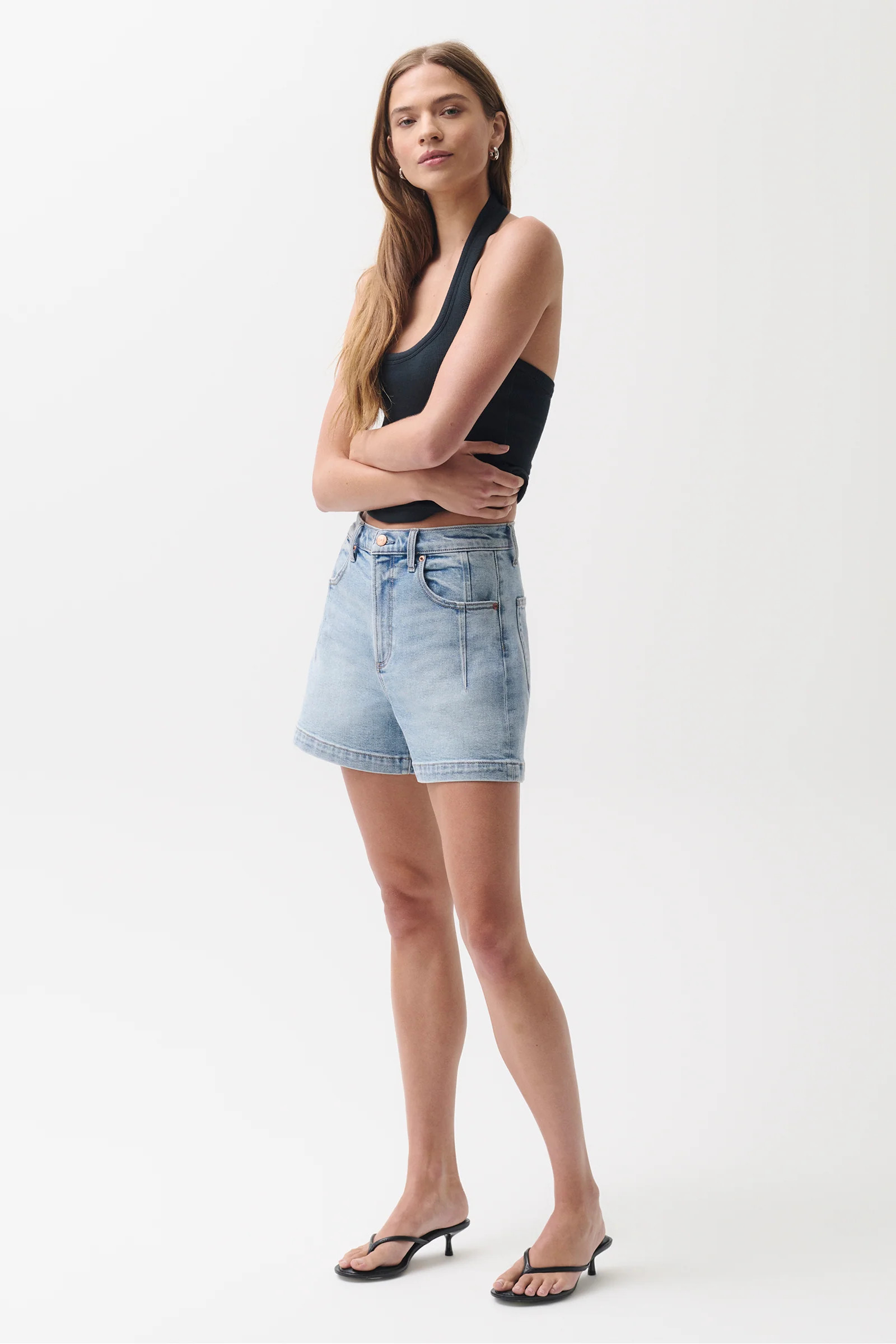 Aoki High Rise A-Line Short - Terrace | Pistola Denim