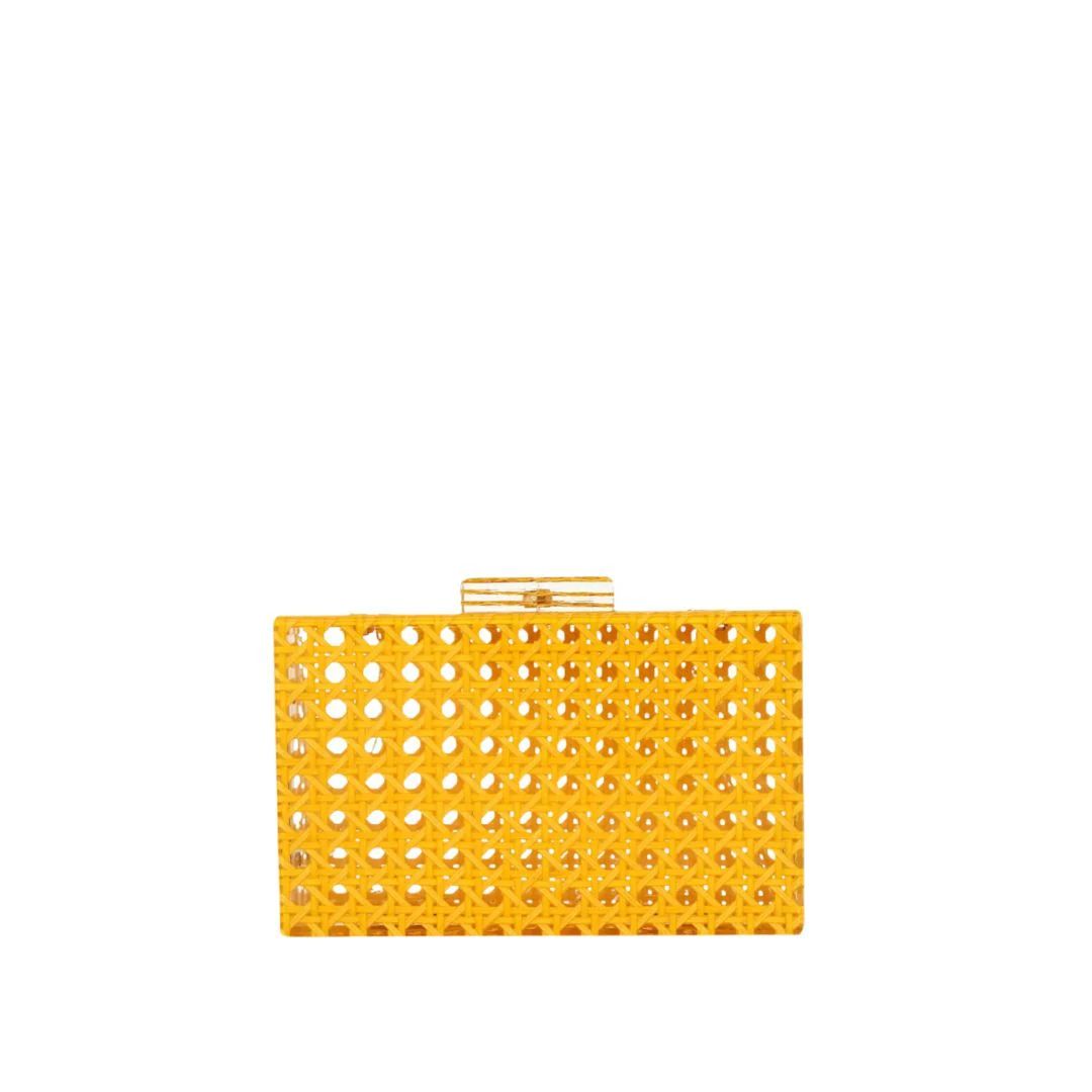 Cane Clutch - gold | Accessory Concierge