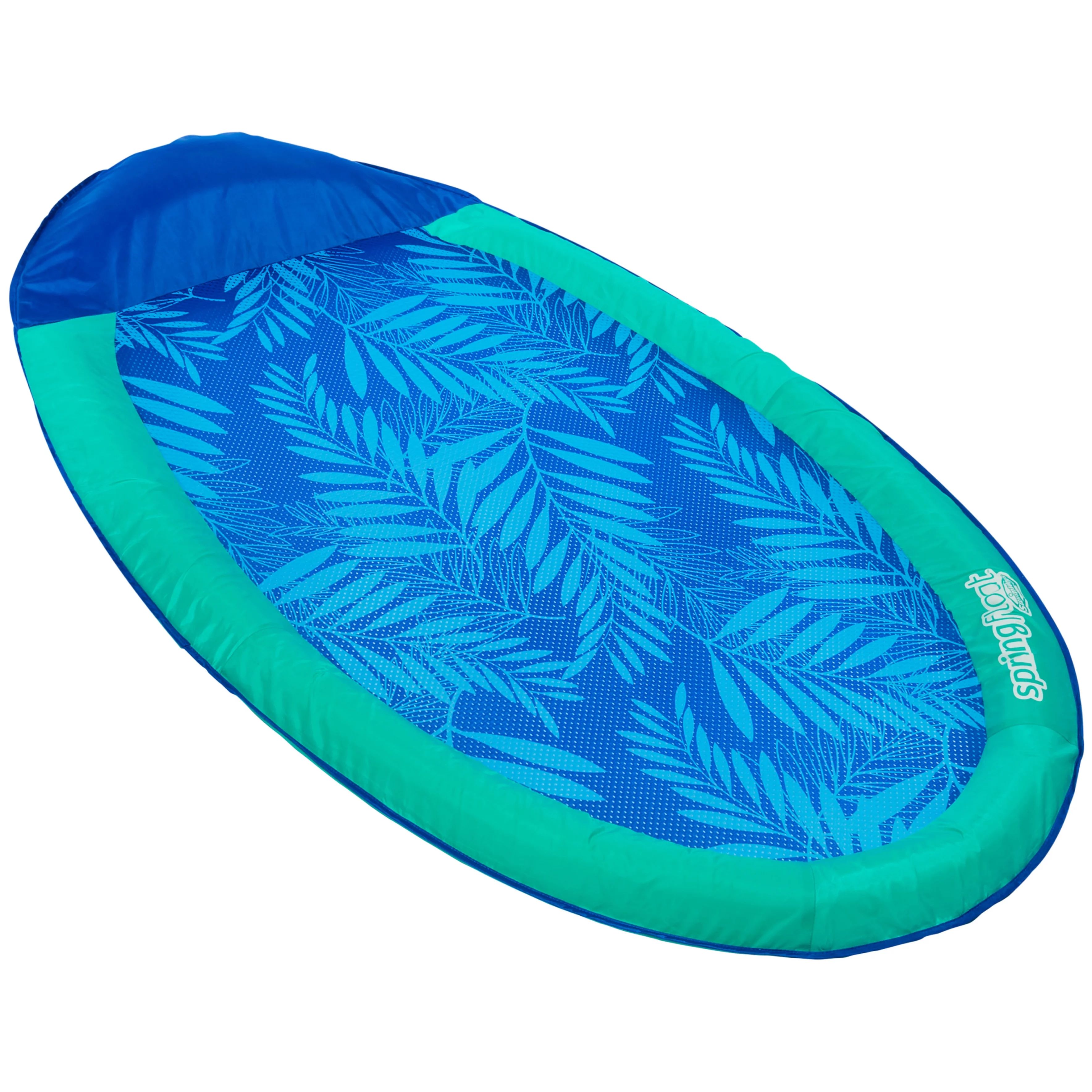 SwimWays Spring Float Inflatable Pool Lounger with Hyper-Flate Valve - Walmart.com | Walmart (US)