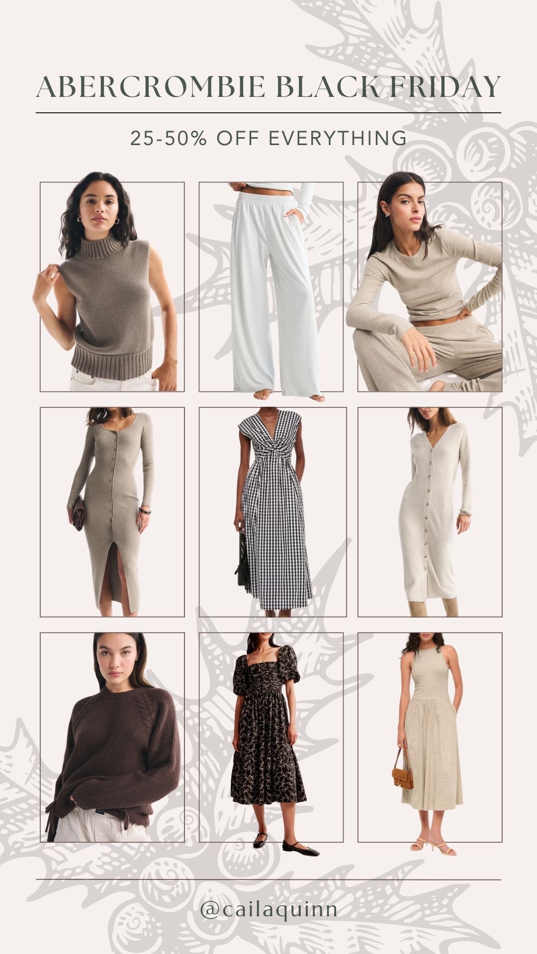 My picks from Abercrombies Black Friday sale! 25-50% off everything! 

#LTKCyberWeek #LTKGiftGuide #LTKHoliday