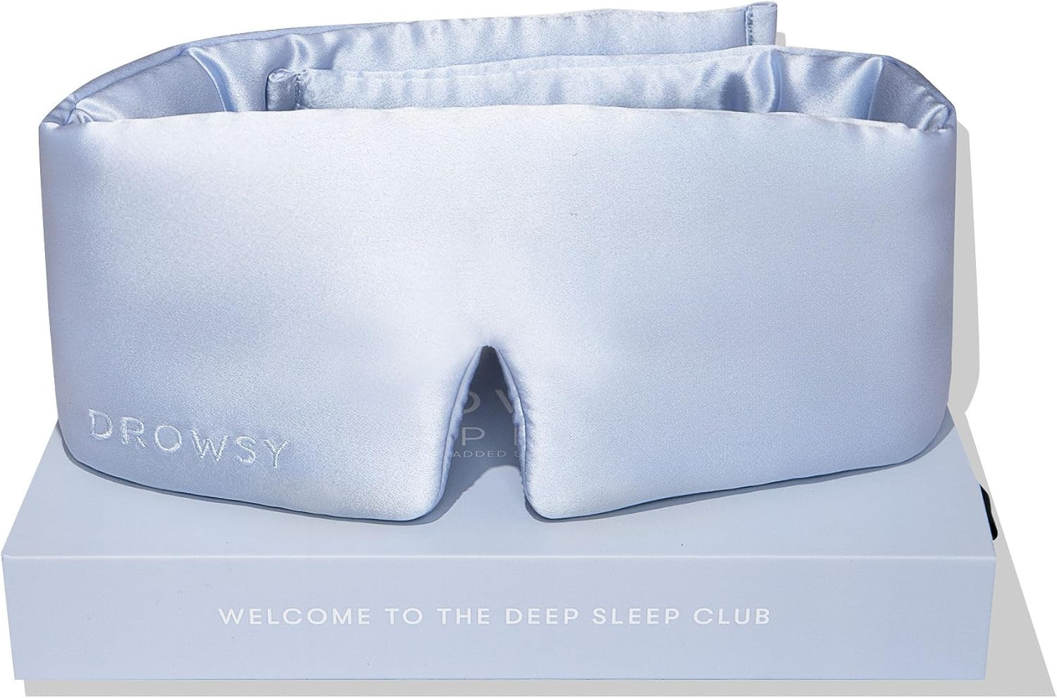 DROWSY Silk Sleep Mask - Face-Hugging, Padded Cocoon for Luxury Sleep in Total Darkness - 100% Pu... | Amazon (US)