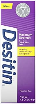 Desitin Maximum Strength Baby Diaper Rash Cream with 40% Zinc Oxide for Treatment, Relief & Preve... | Amazon (US)