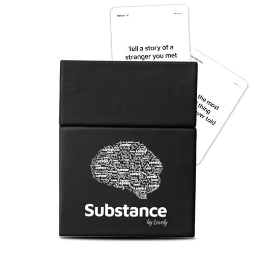 Substance Card Game - 90 Conversation Cards for Adults, Couples, Friends, Co-Workers, Strangers - Meaningful, Deep Conversation Started Card Game for Game Night or Date Night - 2-6 Players | Amazon (US)
