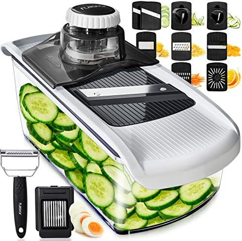 Fullstar Mandoline Slicer for Kitchen, Fruit Cutter, Cheese Grater, Cucumber Slicer, Veggie Spira... | Amazon (US)