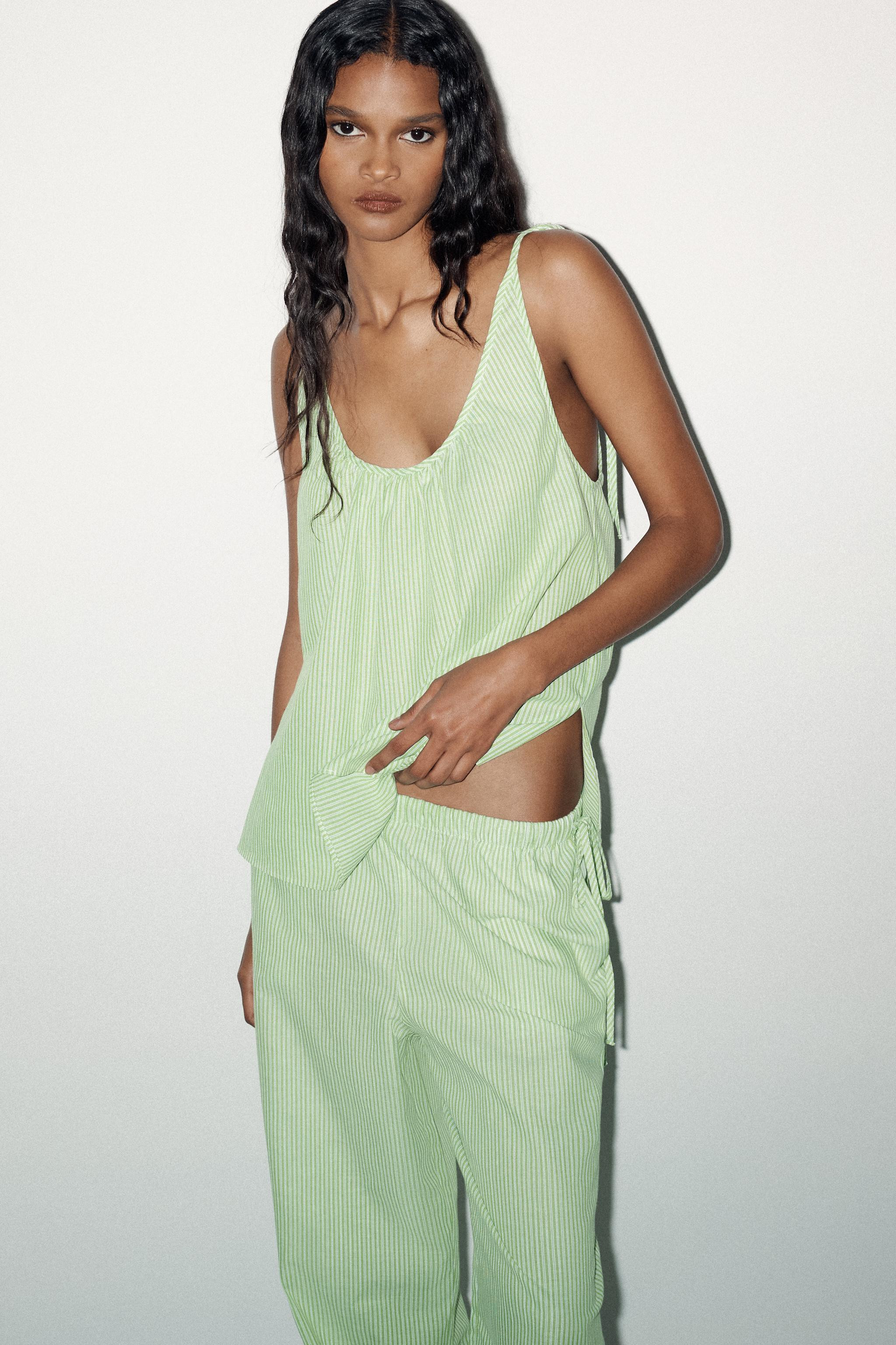 STRIPED PALAZZO PANTS | Zara US