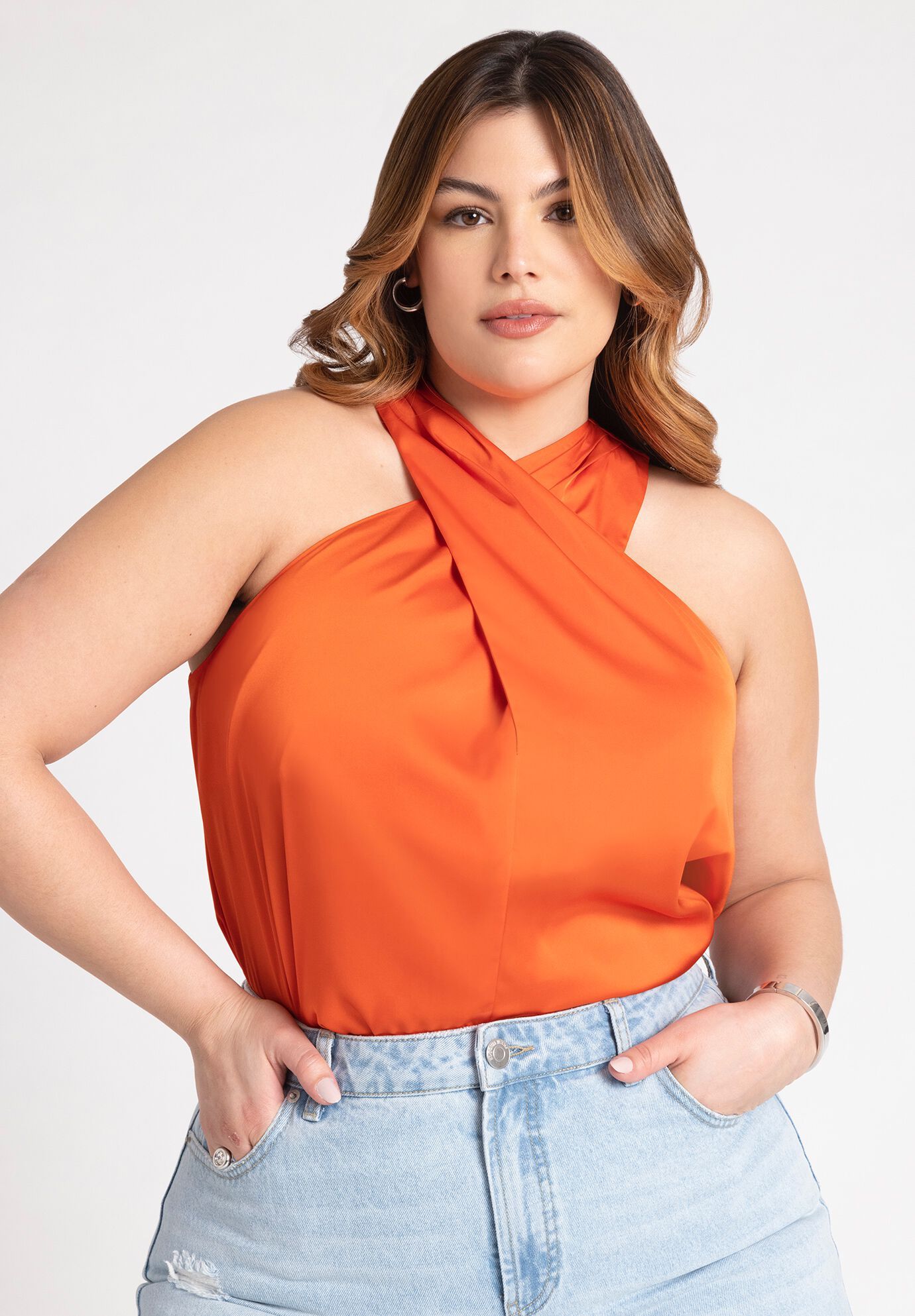 Halter Neck Top | Eloquii