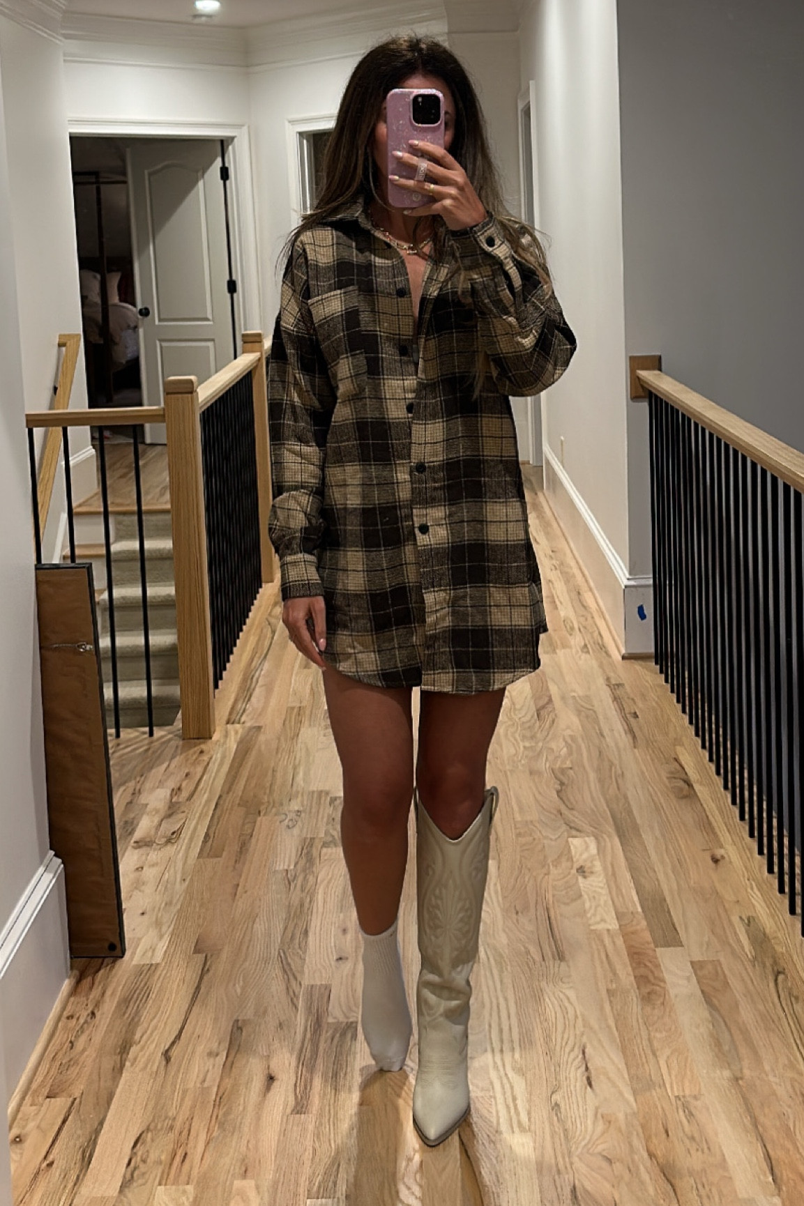 Flannel dress on sale for $55! I’m in the small and 5’5

Cowboy boots!!!! So stunning in person. True to size and seem comfy!!! 

#LTKshoecrush #LTKfindsunder100 #LTKSeasonal