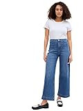 GAP High Rise Wide Leg Jeans Dark Wash 29 Long | Amazon (US)