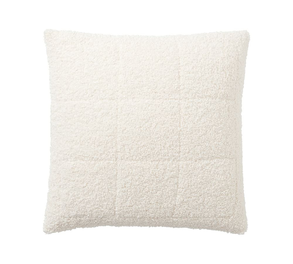 Teddy Faux Fur Quilted Sham | Pottery Barn (US)