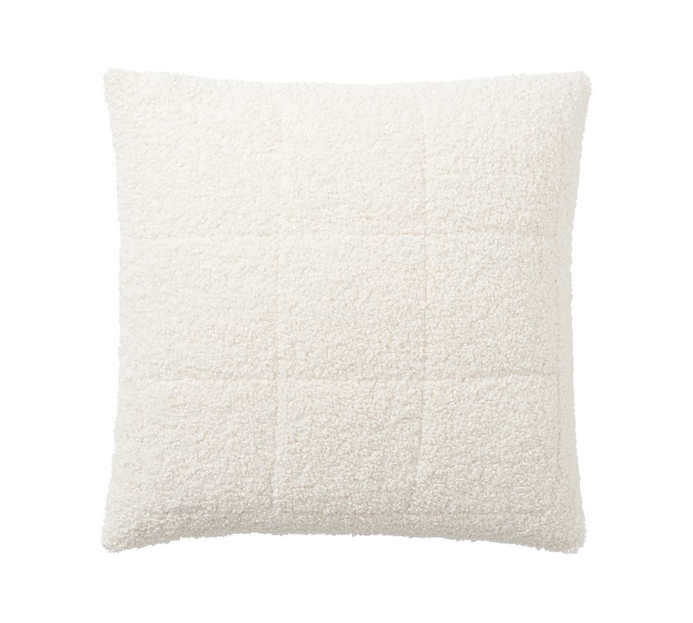 Teddy Faux Fur Quilted Sham | Pottery Barn (US)