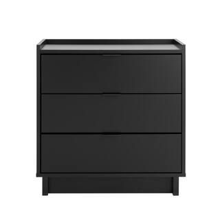 Prepac Simply Modern Black 3-Drawer 26.5 in. W Nightstand BDNR-1803-1 - The Home Depot | The Home Depot