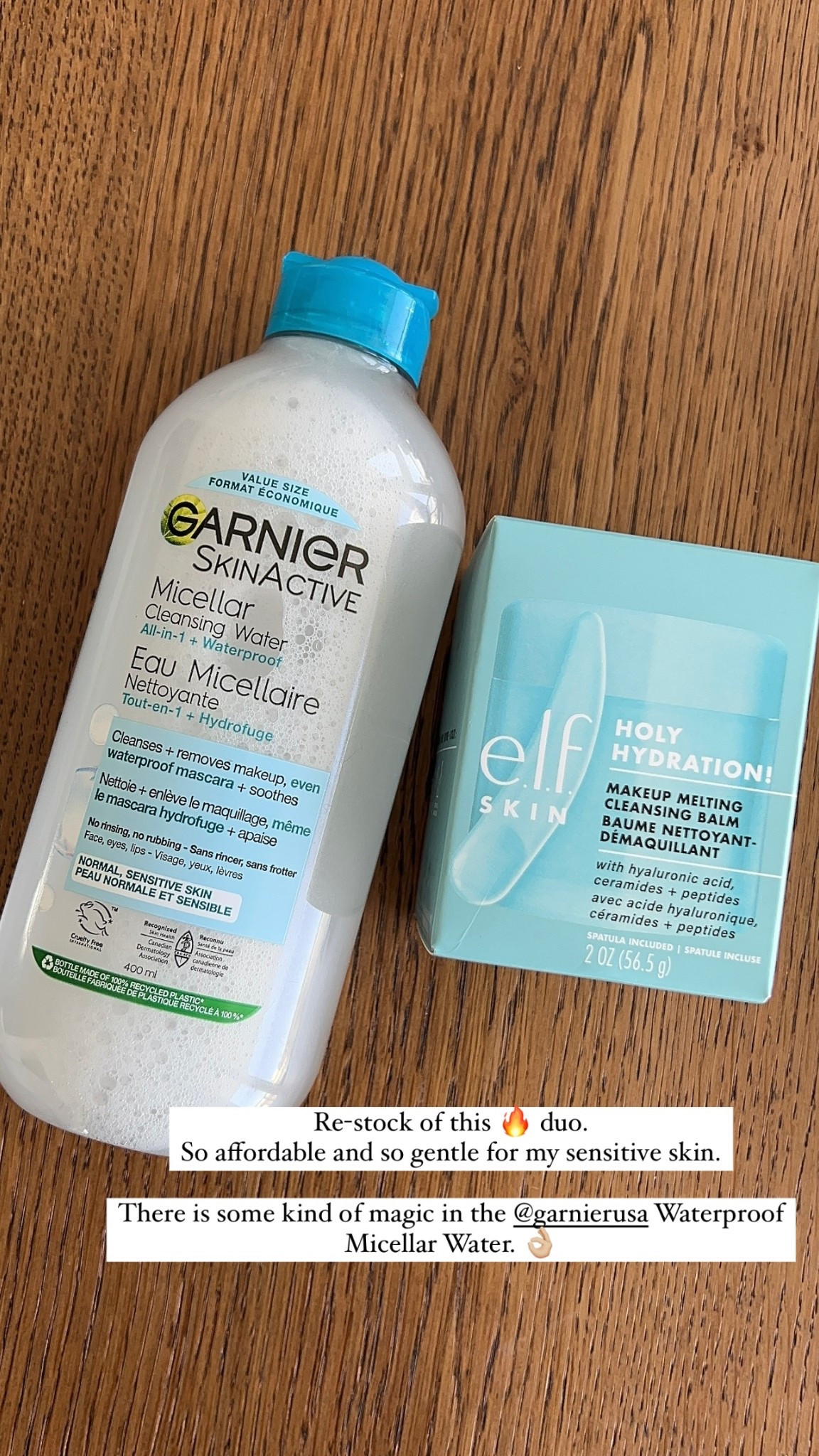 Re-stock of this 🔥 duo. 
So affordable and so gentle for my sensitive skin. 

There is some kind of magic in the @garnierusa Waterproof Micellar Water. 👌🏼

#LTKOver40 #LTKBeauty