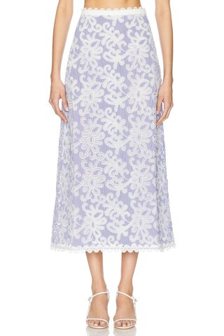 Waimari Nina Maxi Skirt in Blue from Revolve.com | Revolve Clothing (Global)