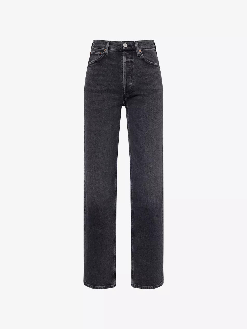 90s Pinch Waist Straight-Leg Denim Jeans | Selfridges
