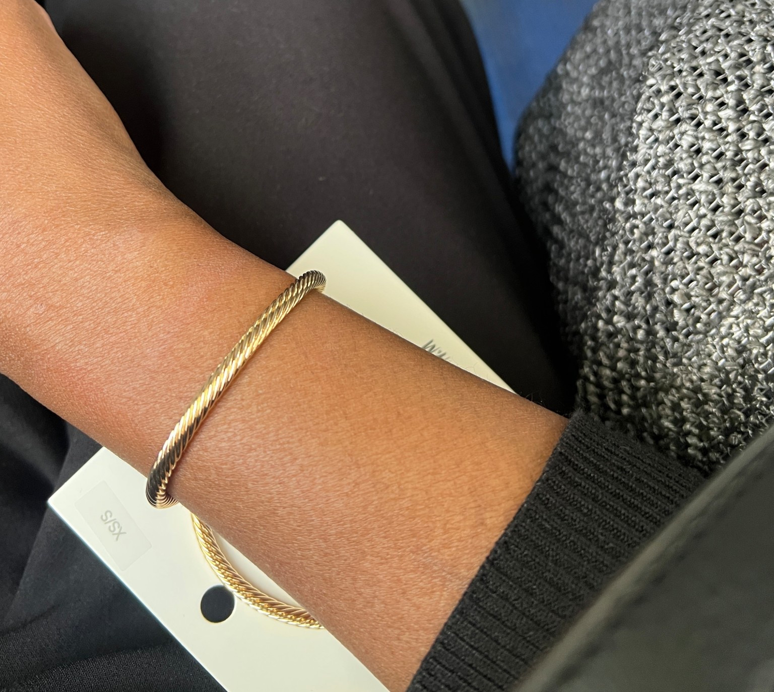 Simplicity  - cable cuff available at every price point 

#LTKBeauty #LTKStyleTip