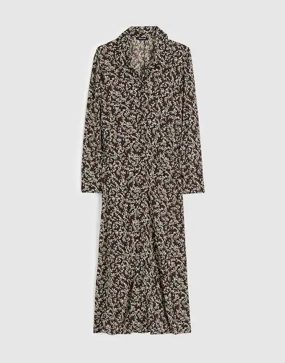 Ruched Midi Shirtdress | Madewell | Madewell