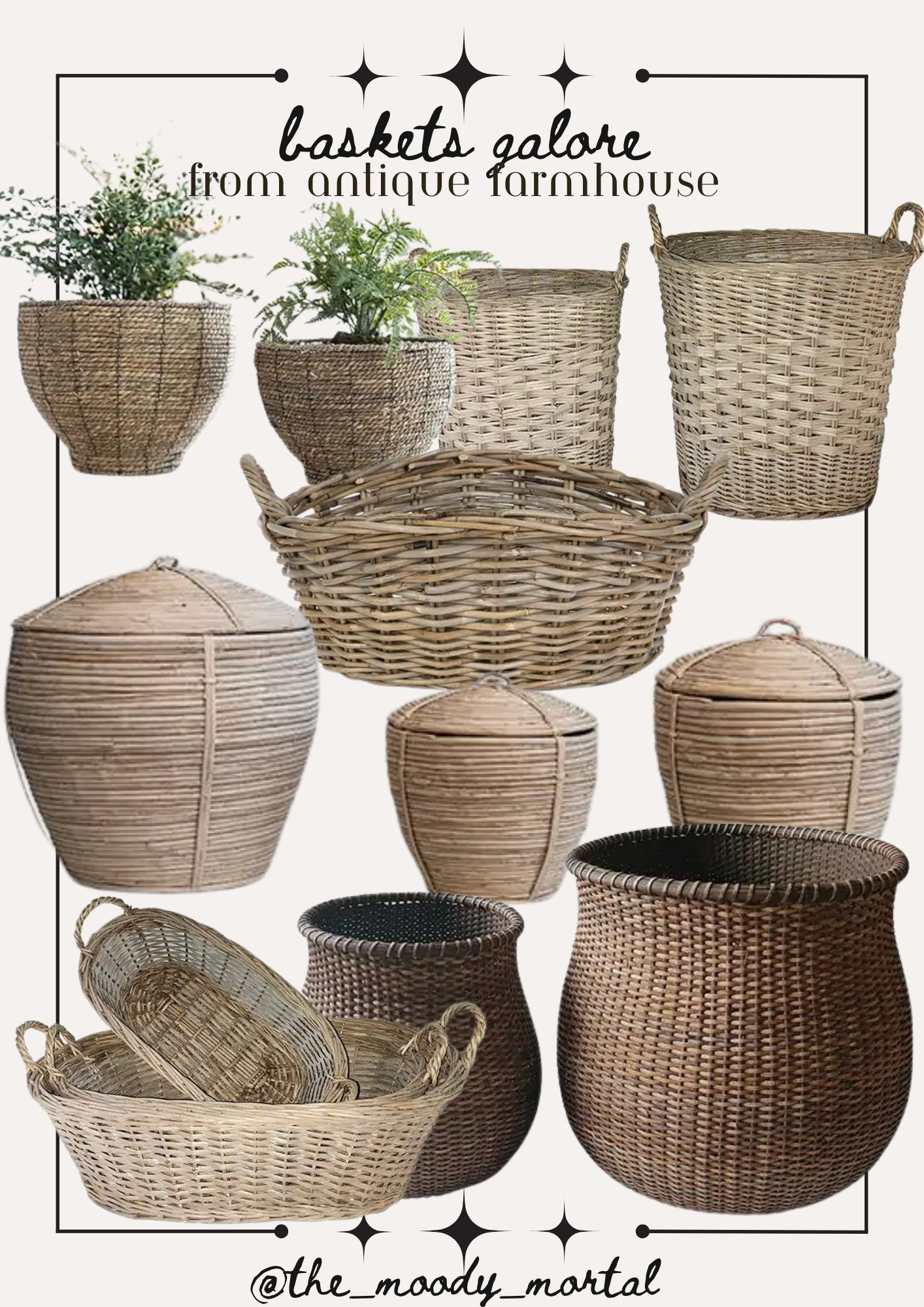 ✨️ baskets galore by antique farmhouse ✨️

#LTKGiftGuide #LTKHome #LTKFindsUnder100