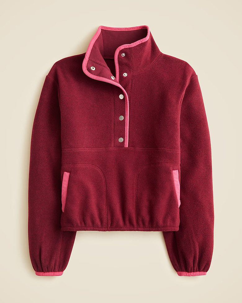 Warm-up fleece pullover | J. Crew US
