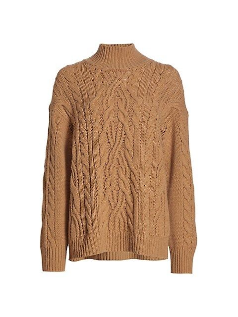Vince Oversized Cable-Knit Sweater | Saks Fifth Avenue