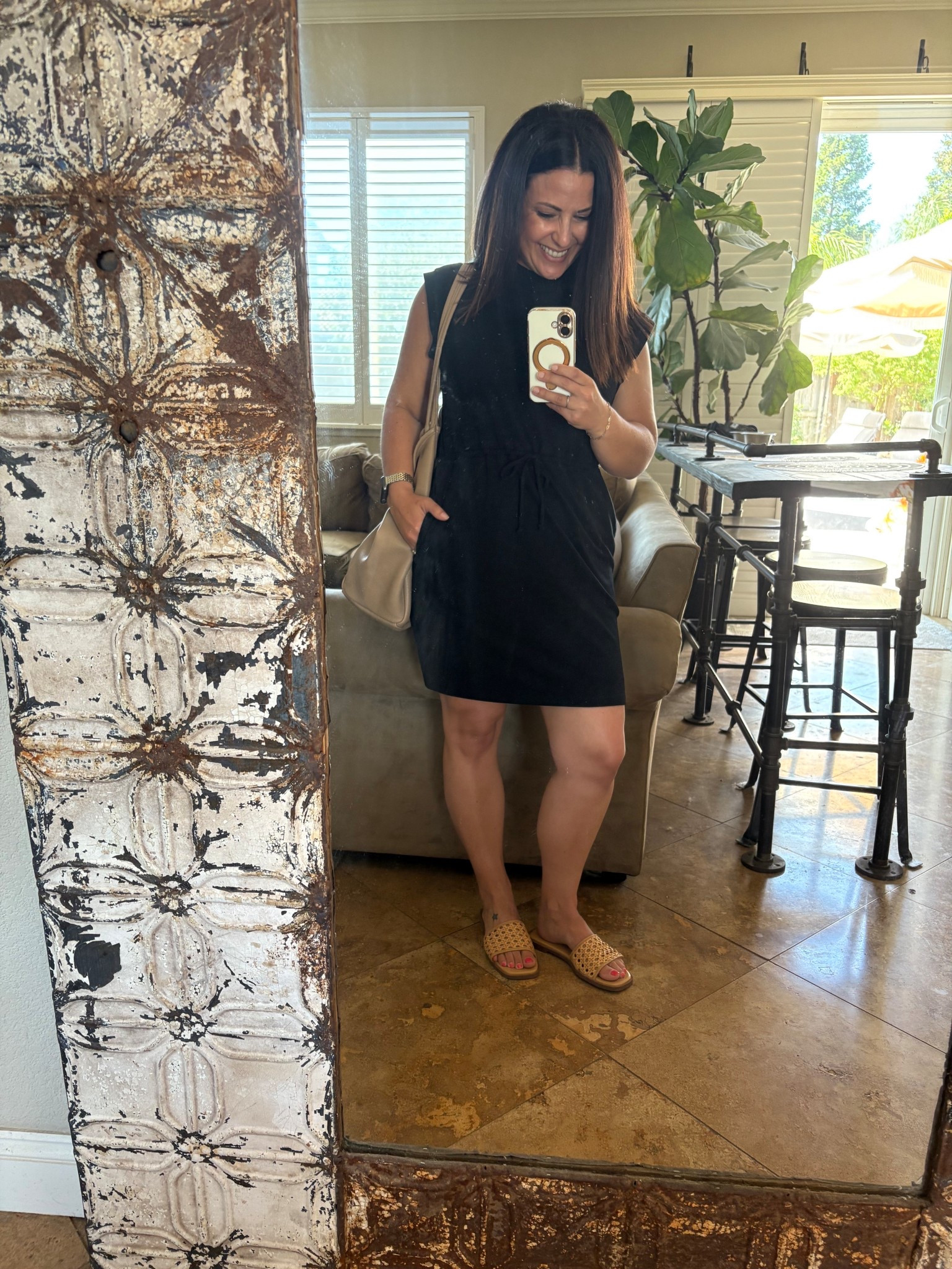 Easy drawstring LBD for the second to the last Tuesday of the school year. This little black dress also has pockets! I’m wearing small.

Teacher style
Summer dress

#LTKOver40 #LTKPetite #LTKWorkwear