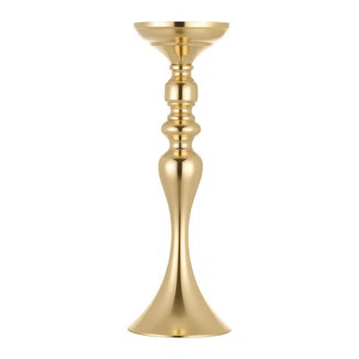 Wedding Flower Vase, 15 in Tall Flower Table Centerpieces, Crystal Banquet Vases Easy Installation, Electroplated Versatile Arrangement Stand for Part | Wayfair North America