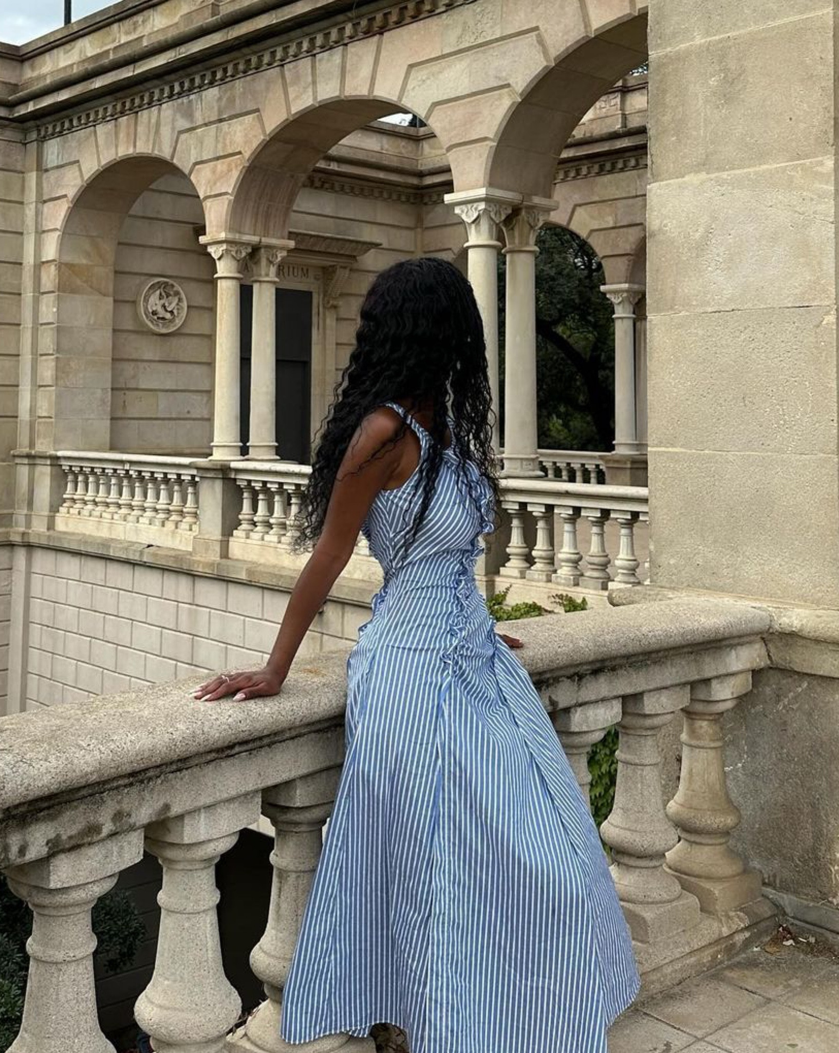 Stepping out in the stunning AKNVAS Dana Dress! This cotton-blend maxi with its classic striped print, asymmetric neck, and cascading ruffles is giving me all the chic vibes. Perfect for a stylish summer day!

#AKNVASStyle #MaxiDressMagic #SummerChic #RuffleReady #FashionForward #OOTD #StripeItUp #EffortlessElegance #StyleInspo #Fashionista



#LTKStyleTip