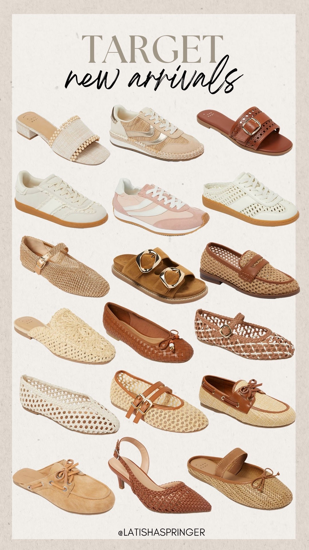 New shoe arrivals at Target!

#targetfinds

Target finds. Target fashion. Target new arrivals. Target shoes for spring. Target spring shoes. Target spring flats. Target spring sandals. Target designer style sneakers  

#LTKSeasonal #LTKootd