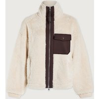 Lowell Sherpa Jacket | Varley US, Sandshell/ Coffee Bean / XL | Varley US