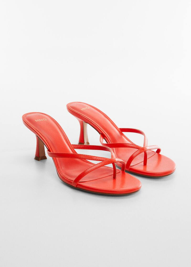 Heel strips sandals -  Women | Mango USA | MANGO (US)
