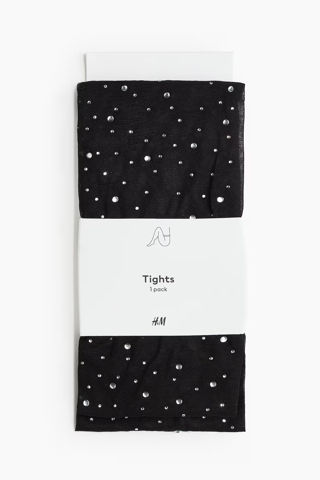 Rhinestone-Embellished Tights | H&M (US + CA)
