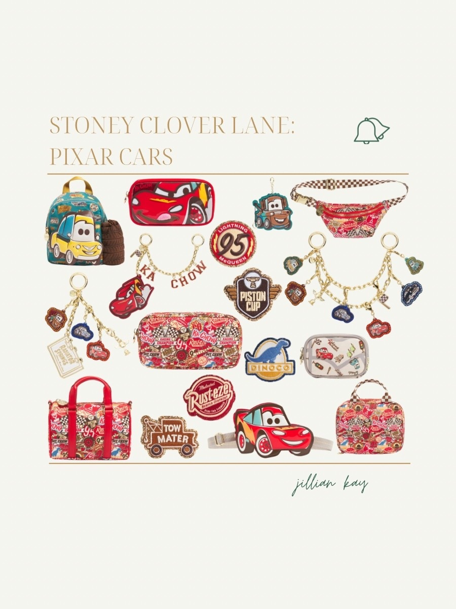 New: Stoney Clover Lane x Pixar Cars Collection

Love the different prints and bag styles! 

Ig: @jkyinthesky

#stoneyclover #disneyaccessories #disneystyle #disneypixar #disneycars #pixarcars #pixar #lightningmcqueen #disneycreator #disneystyleinspo

#LTKootd #LTKmomlife #LTKSeasonal