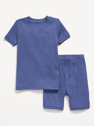 Unisex Snug-Fit Ribbed Pajama Set for Toddler & Baby | Old Navy (CA)