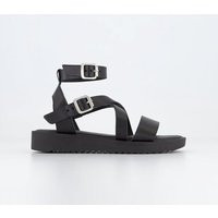 OFFICE Kids Gloria Junior Chunky Sandals Black Leather | OFFICE London (UK)