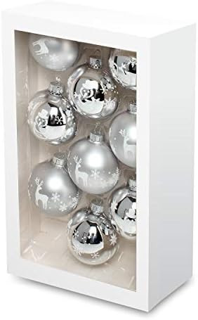 Costyleen Christmas Decoration Colorful Glass Balls Ornaments Set, Festival Home Party Decors Xma... | Amazon (US)