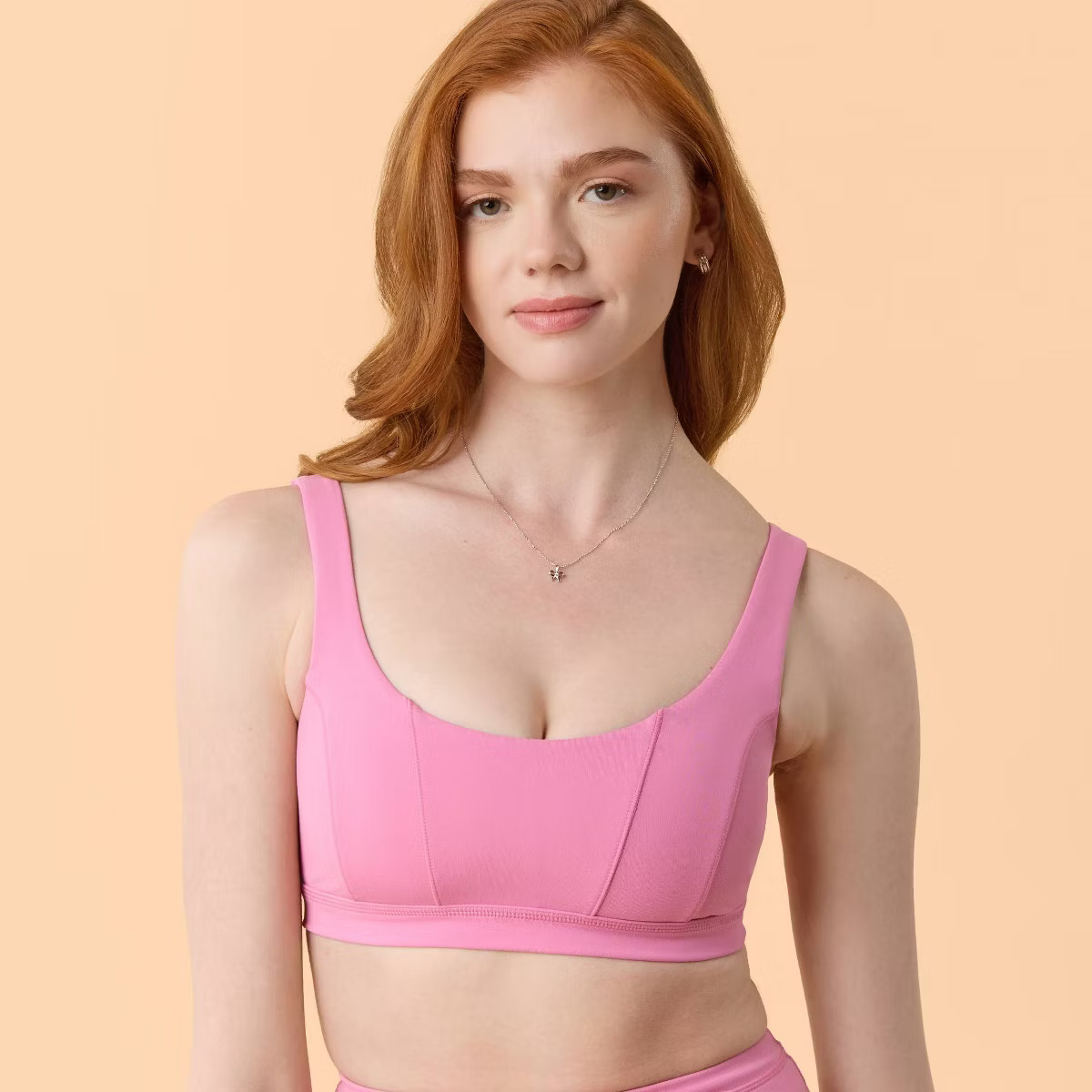 Blogilates Women's Crisscross Princess Bra - Pink XL | Target