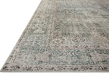 Loloi Chris Loves Julia x Jules Collection, Emerald & Antique Ivory 5'-0" x 7'-6" Area Rug – Vi... | Amazon (US)