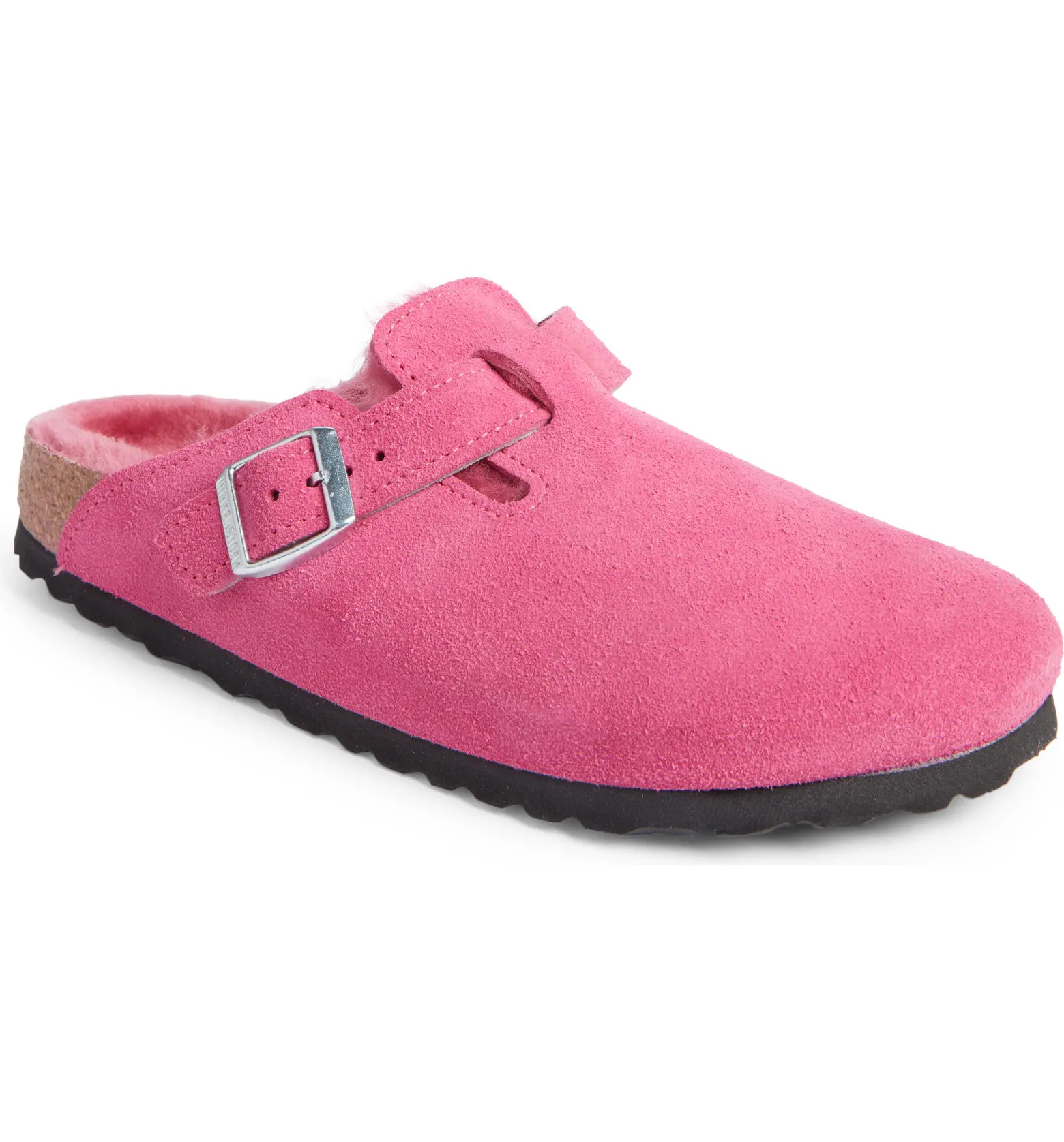 Boston Genuine Shearling Lined Clog (Women) | Nordstrom
